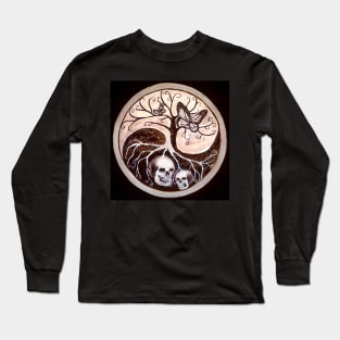 Yin Yang - Life Death Light Dark Upper World Underworld Long Sleeve T-Shirt